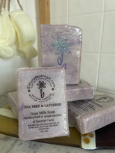 Load image into Gallery viewer, Tea Tree & Lavender - Goat Milk Soap