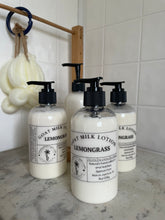 Load image into Gallery viewer, Lemongrass - Goat Milk Lotion - 8 oz