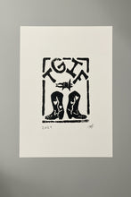 Load image into Gallery viewer, Print from Handmade Stamp