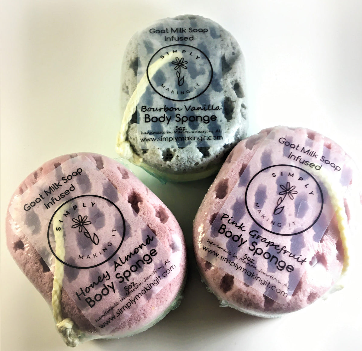 Goat Milk Soap Infused Body Sponge Simply Making It