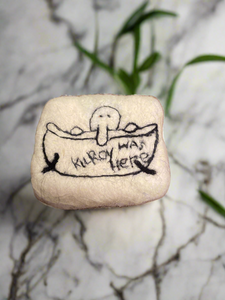 Needle Felted Goat Milk Soap