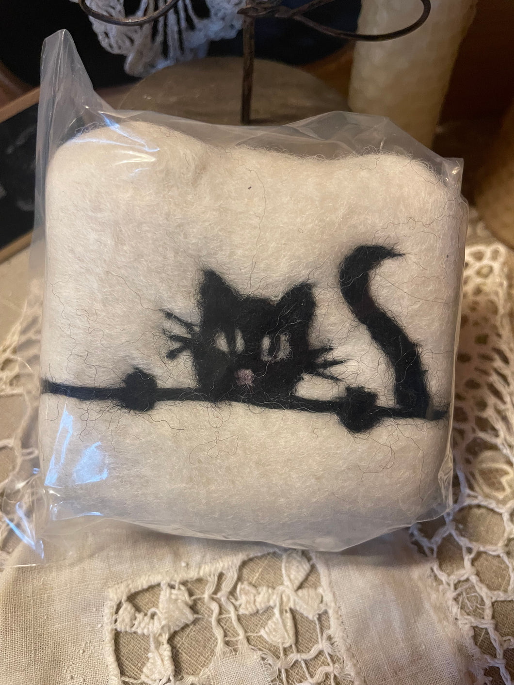 Needle Felted Goat Milk Soap