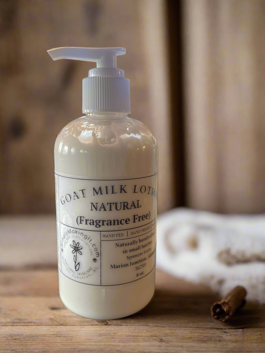 Natural - Goat Milk Lotion - 8 oz