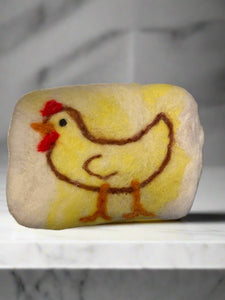 Needle Felted Goat Milk Soap