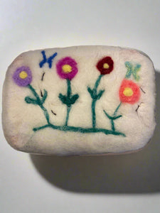 Needle Felted Goat Milk Soap