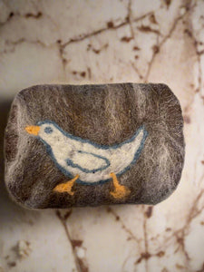 Needle Felted Goat Milk Soap