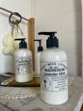 Load image into Gallery viewer, Goat Milk Lotion with Magnesium – Lavender Mint
