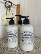 Load image into Gallery viewer, Goat Milk Lotion with Magnesium – Lavender Mint
