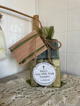 Load image into Gallery viewer, Men’s Soap Sampler &amp; Drying Tray Set
