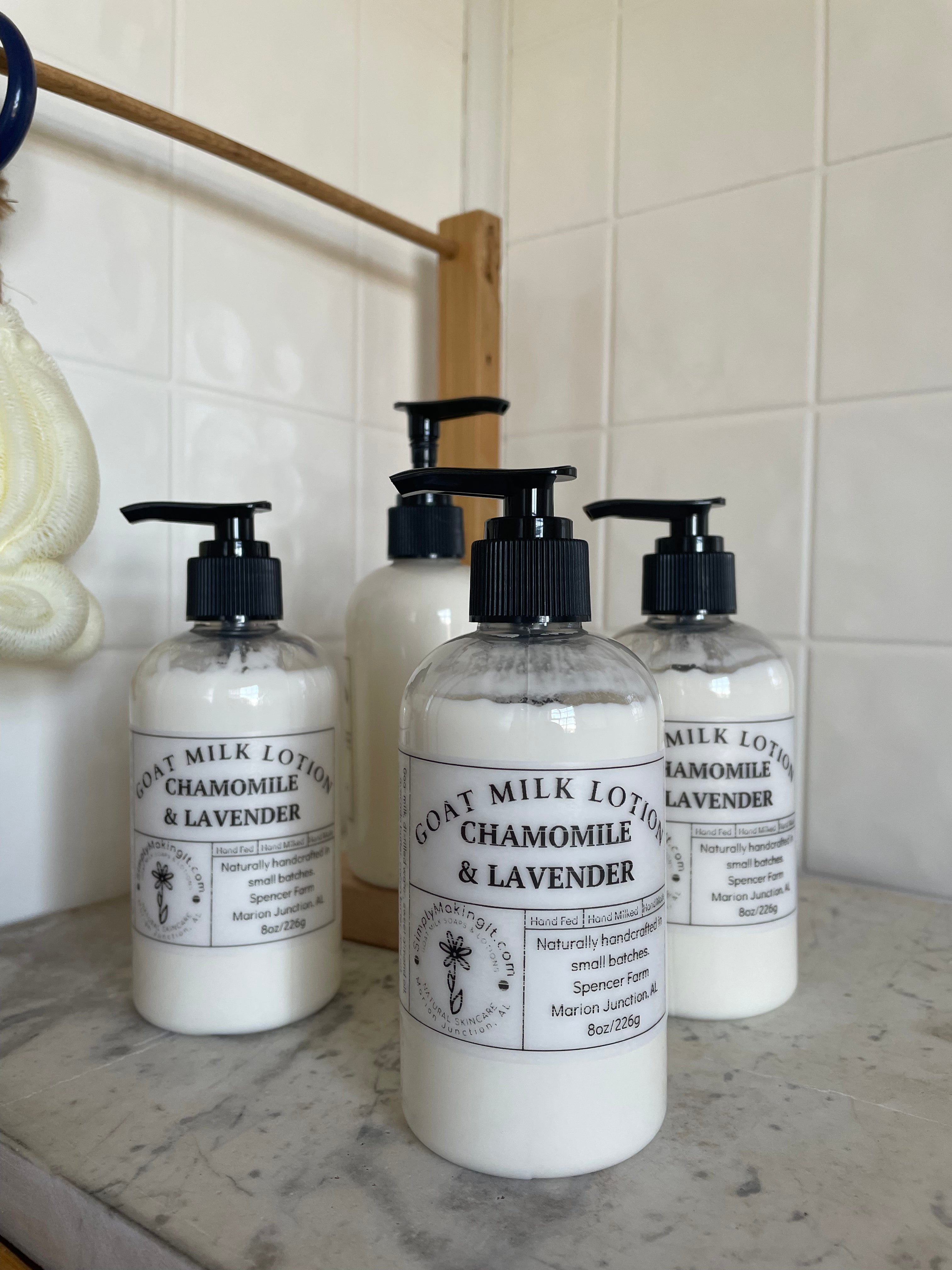 Chamomile & Lavender - Goat Milk Lotion - 8 oz – Simply Making It