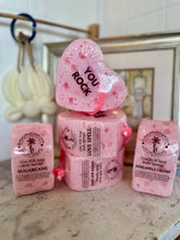 Load image into Gallery viewer, Showered In Love - Goat Milk Soap Infused Body Sponge
