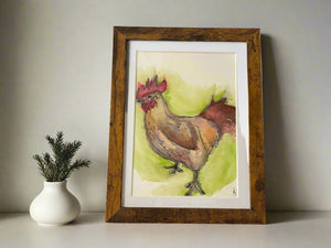 Framed Original Watercolor Paintings